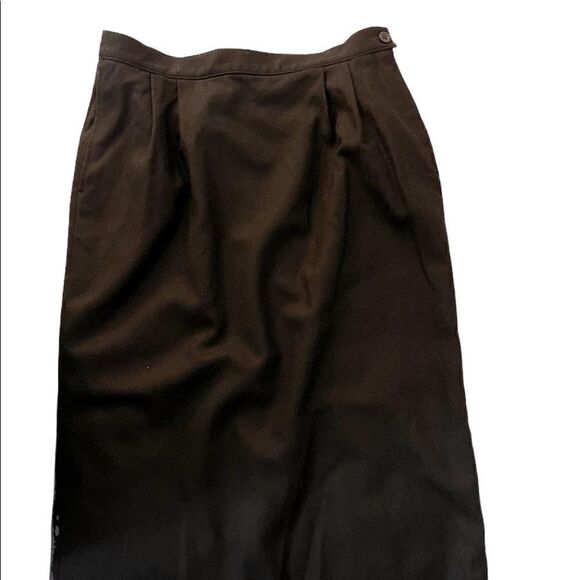 𝒱𝒾𝓃𝓉𝒶𝑔𝑒 • Pendleton Black Pencil Skirt - Picture 1 of 5